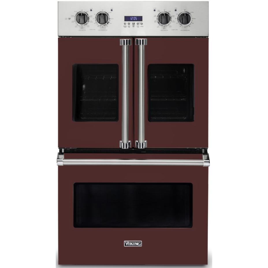 Viking 30-inch, 9.4 cu.ft. Built-in Double Wall Oven with Vari-Speed Dual Flow Convection System VDOF7301KA