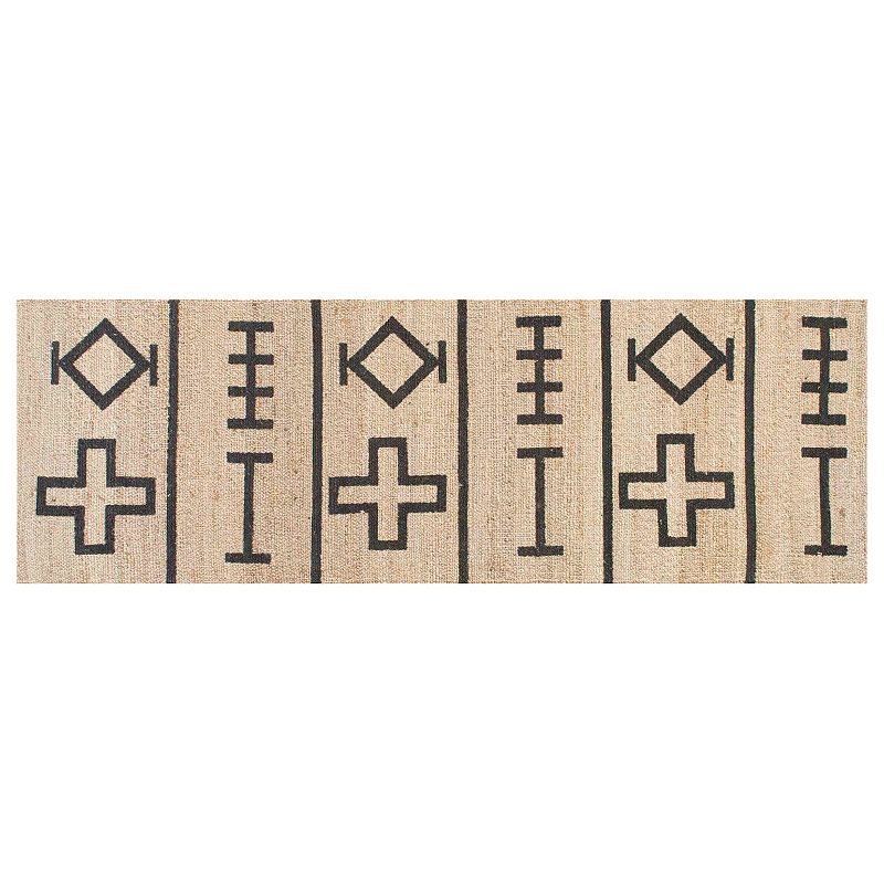 nuLOOM Sukkot Barry Geometric Jute Blend Rug