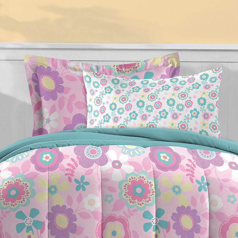 Dream Factory Fantasia Floral Comforter Set with Shams