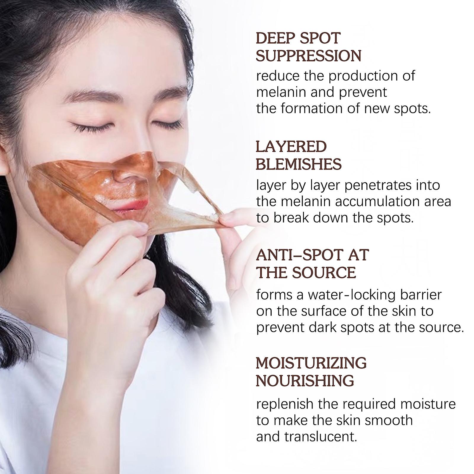 Peel Mask Brightening Mask: Spot Removal Melasma Dark Spots Hydration Moisture And Firmness