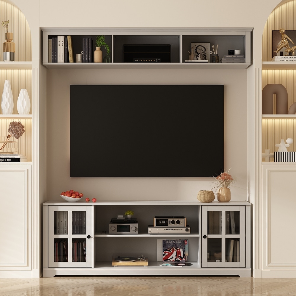 Living Room Set with TV Stand and Two Bookcases Doors 102\