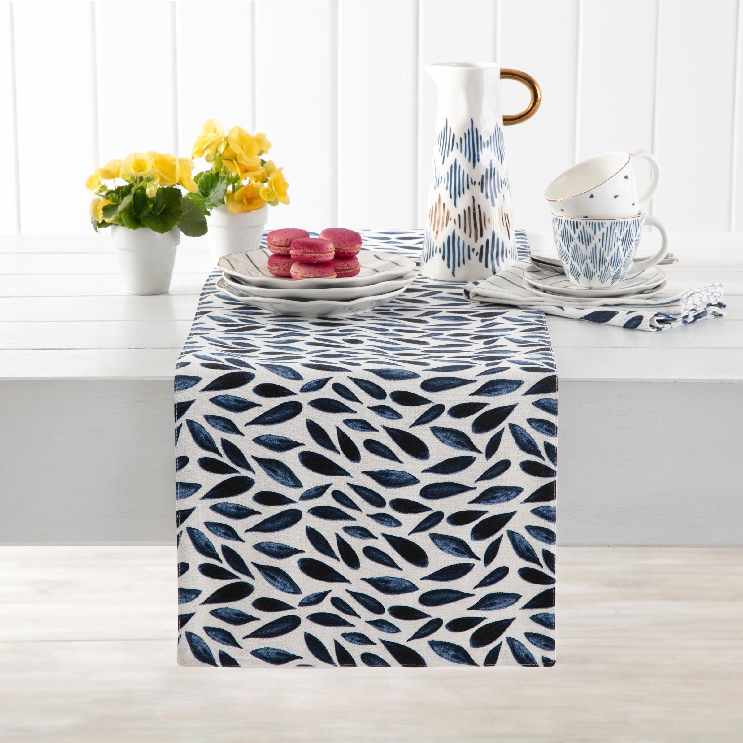 Blue Bay Reversible Table Runner