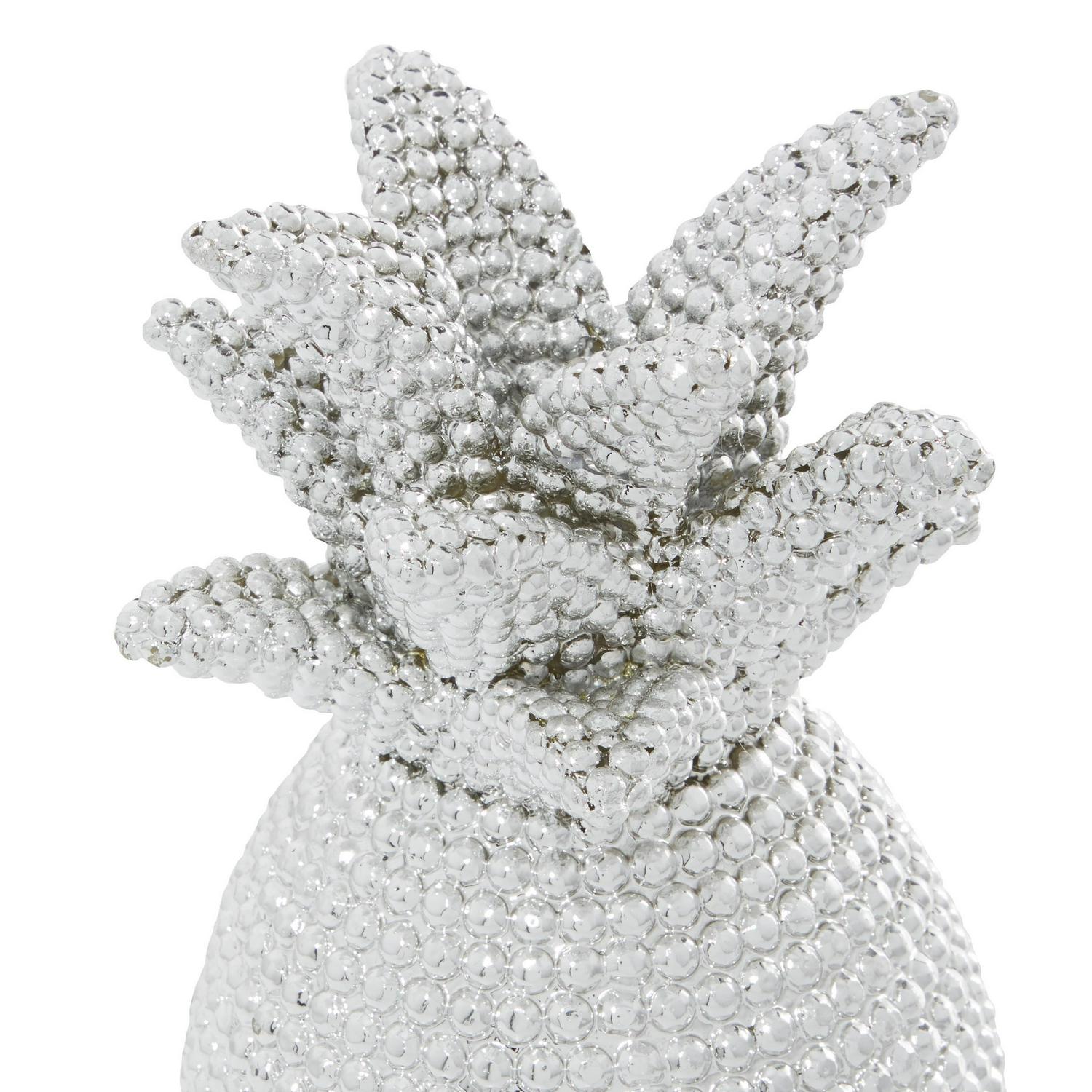 DecMode Polystone Glam Sculpture Silver  Crowdfused