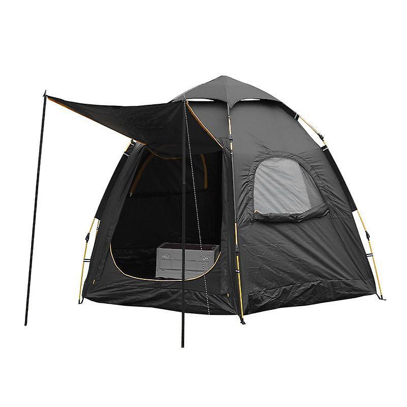 Outdoor automatic quick open sun protection rain multi double canopy beach camping tent