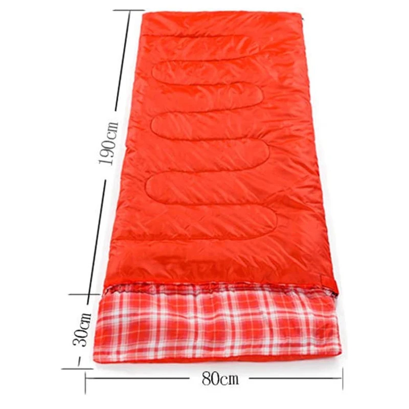 Ultralight Portable Winter Outdoor Adults Filling Rectangle Sleeping Bag Single Layer Outdoor