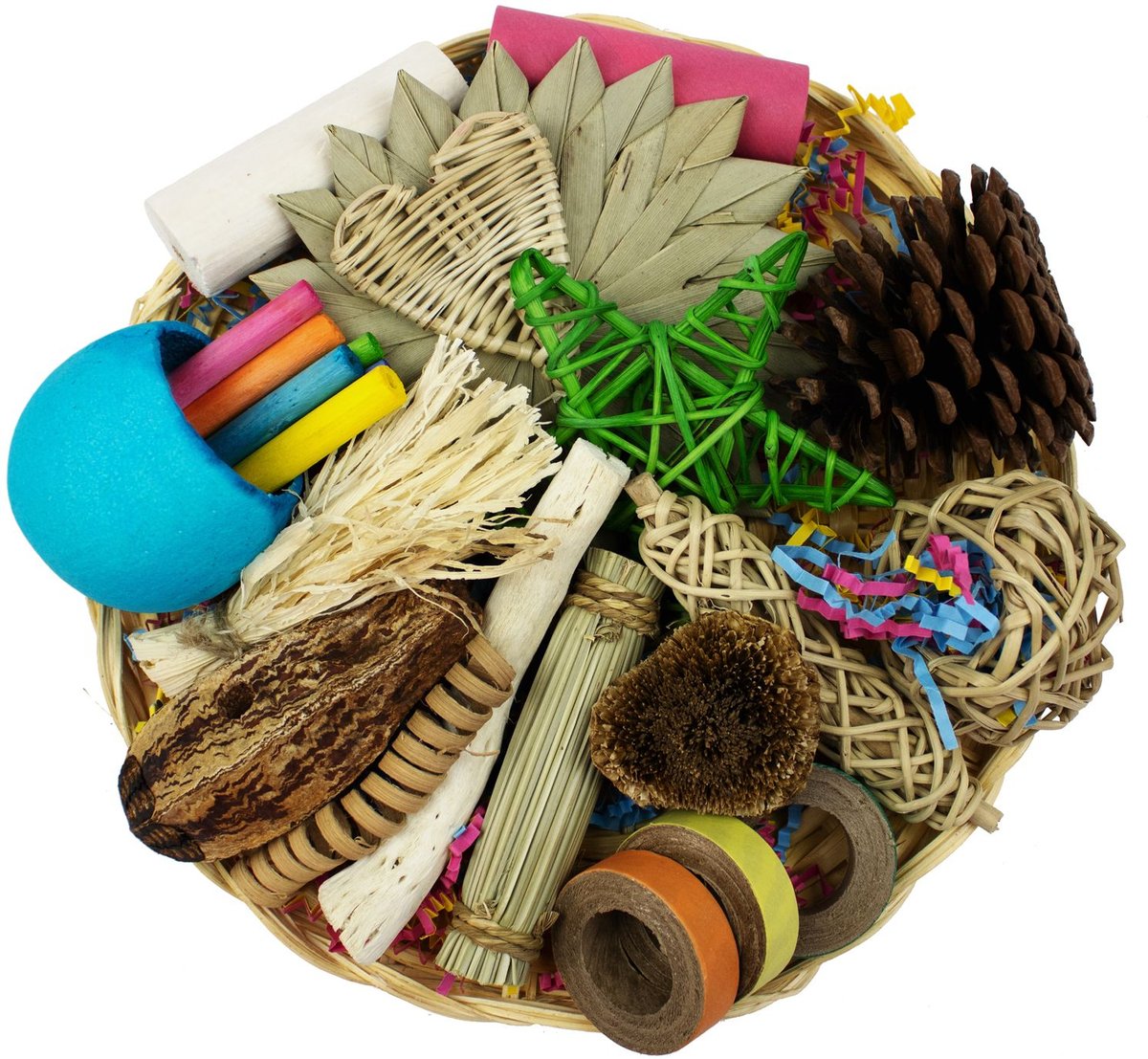 Super Bird Creations Foraging Basket Small Pet Toy