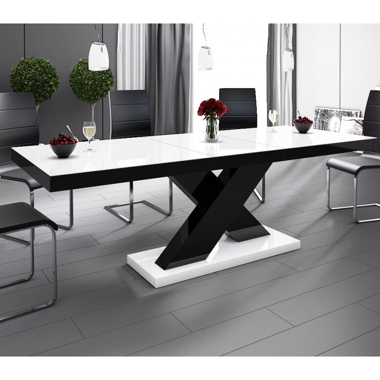 NONEX Modern Extendable X base Dining Table