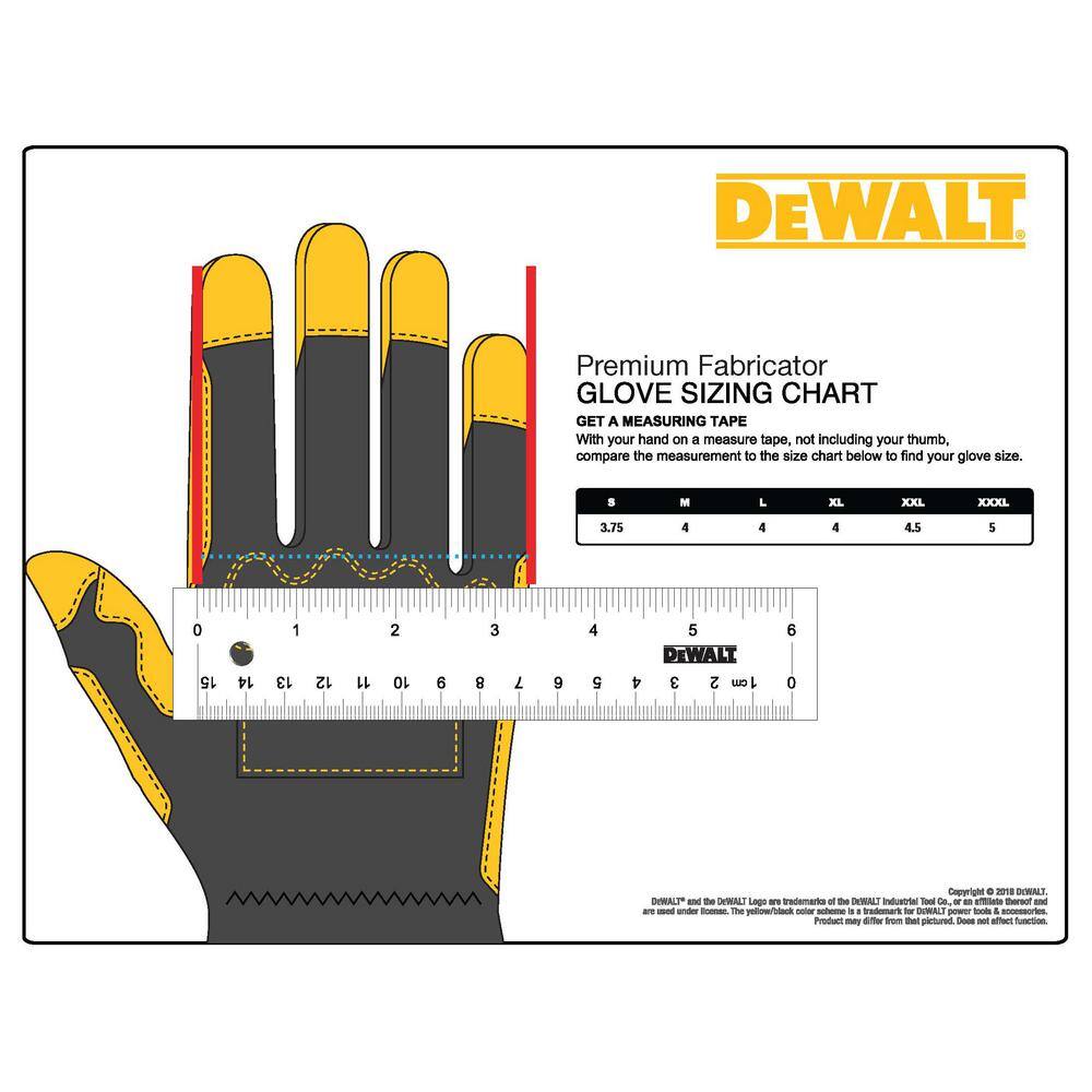 DW Large Premium Fabricator's Gloves (1-Pair) DXMF01011LG