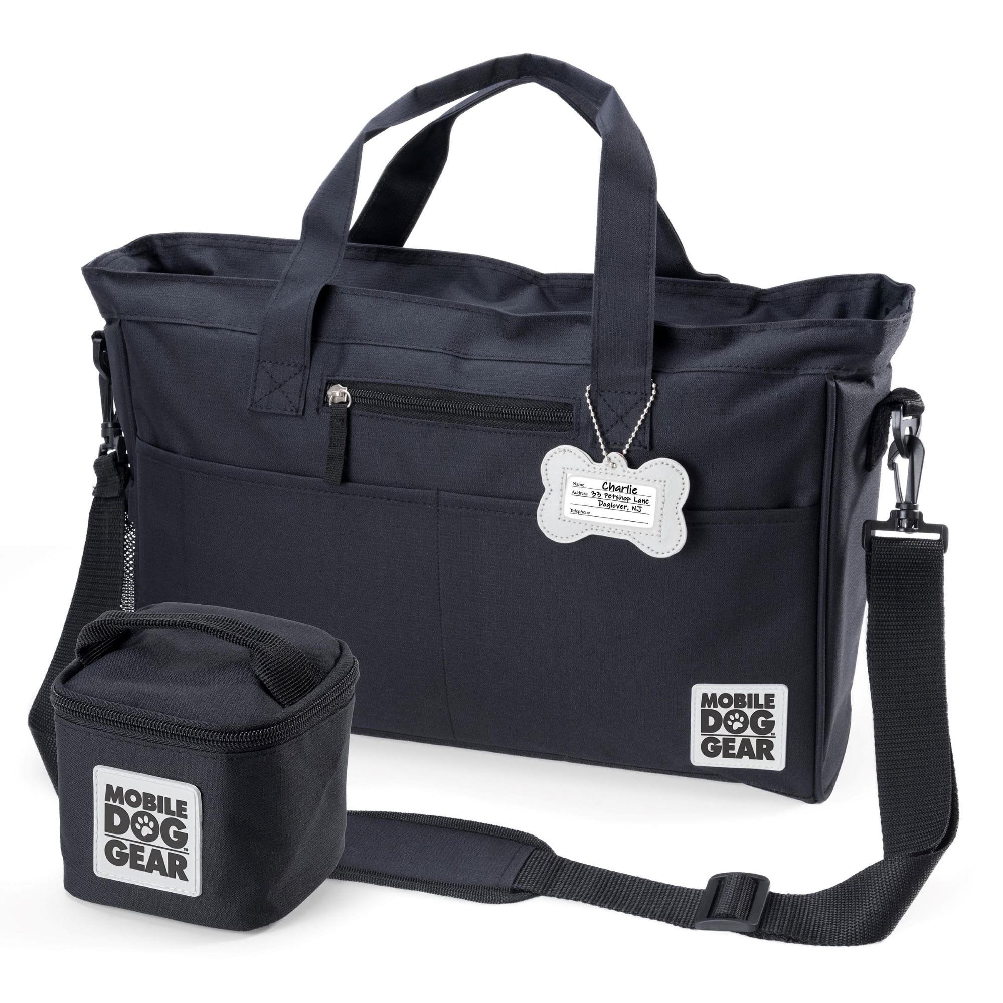 Mobile Dog Gear Black Day Away Tote Bag