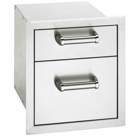 Fire Magic Premium Flush 14-Inch Double Access Drawer With Soft Close