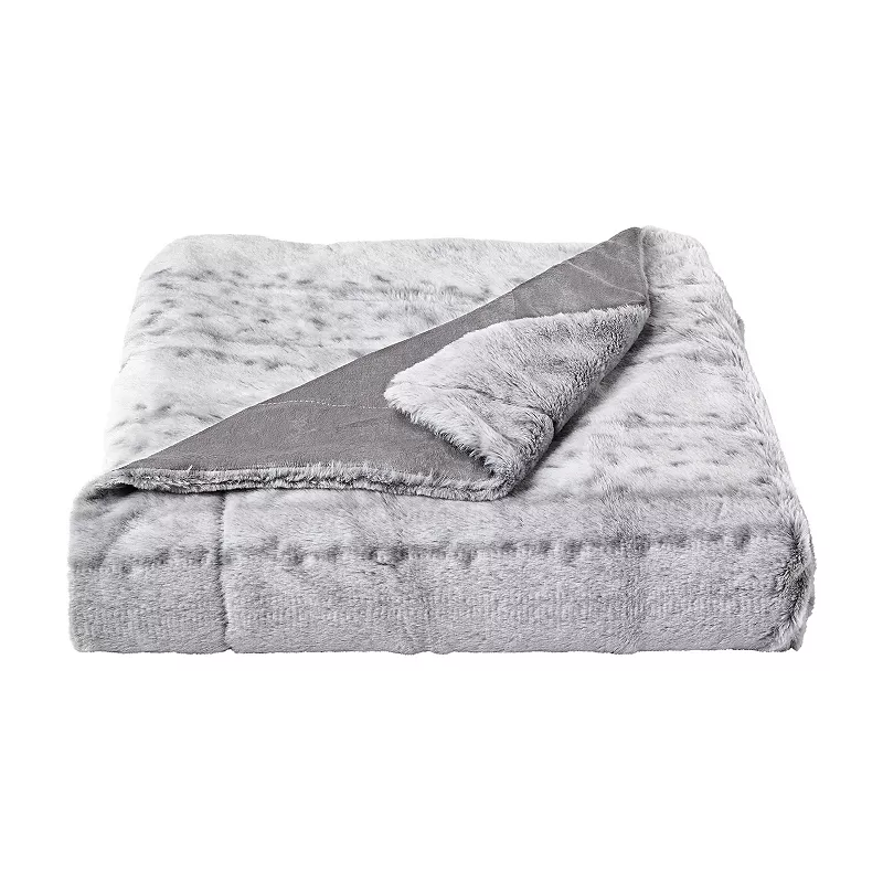 Portsmouth Home Faux Fur Throw Blanket