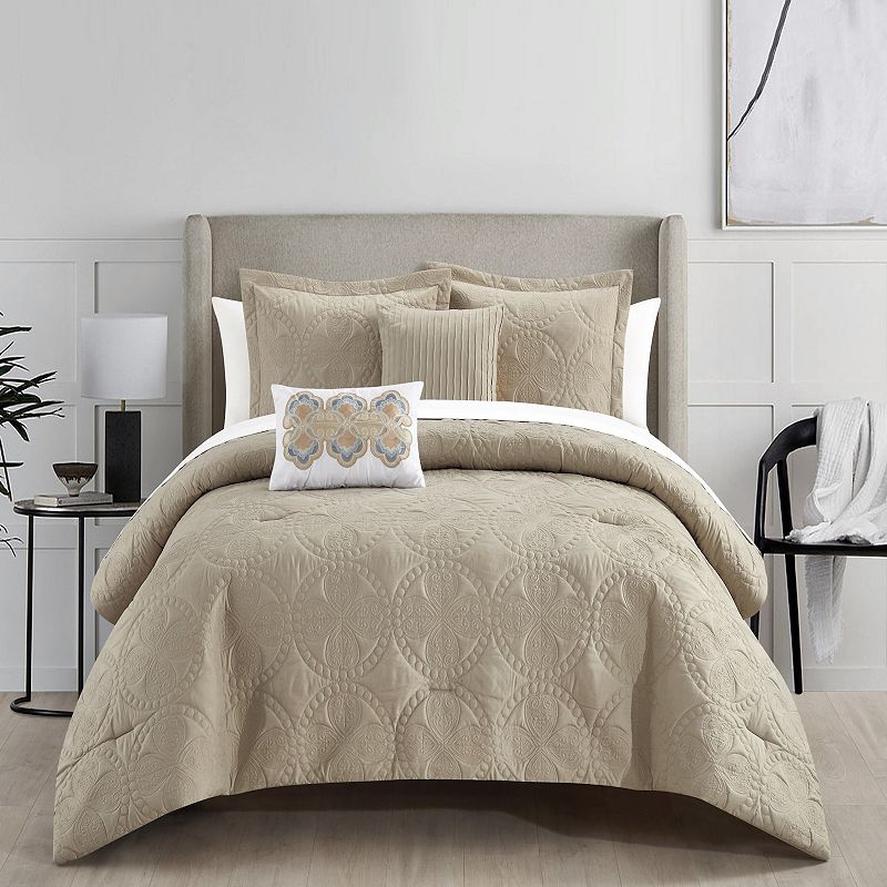 Chic Home Adaline Comforter Set with Coordinating Throw Pillows