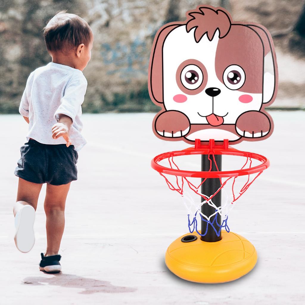 Adjustable Basketball Hoop Stand， Outside Toys Playing Set for