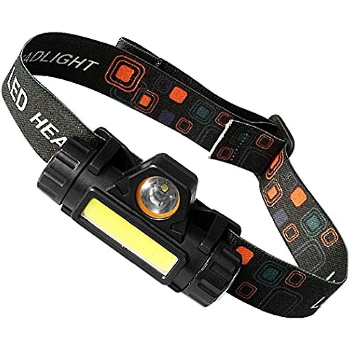 Camping Headligh Waterproof Usb Rechargeable Xpe Cob Head Torch Portable Flashlight