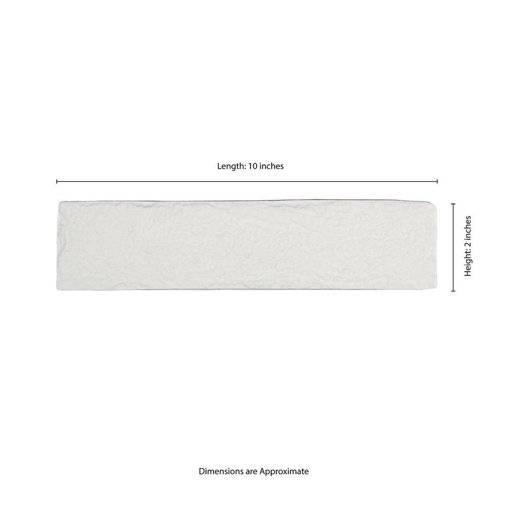 MSI Capella White Brick 2-13 in. x 10 in. Matte Porcelain Floor and Wall Tile (5.15 sq. ft.case) NCAPWHIBRI2X10