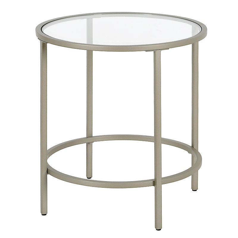 Finley and Sloane Sivil Round End Table