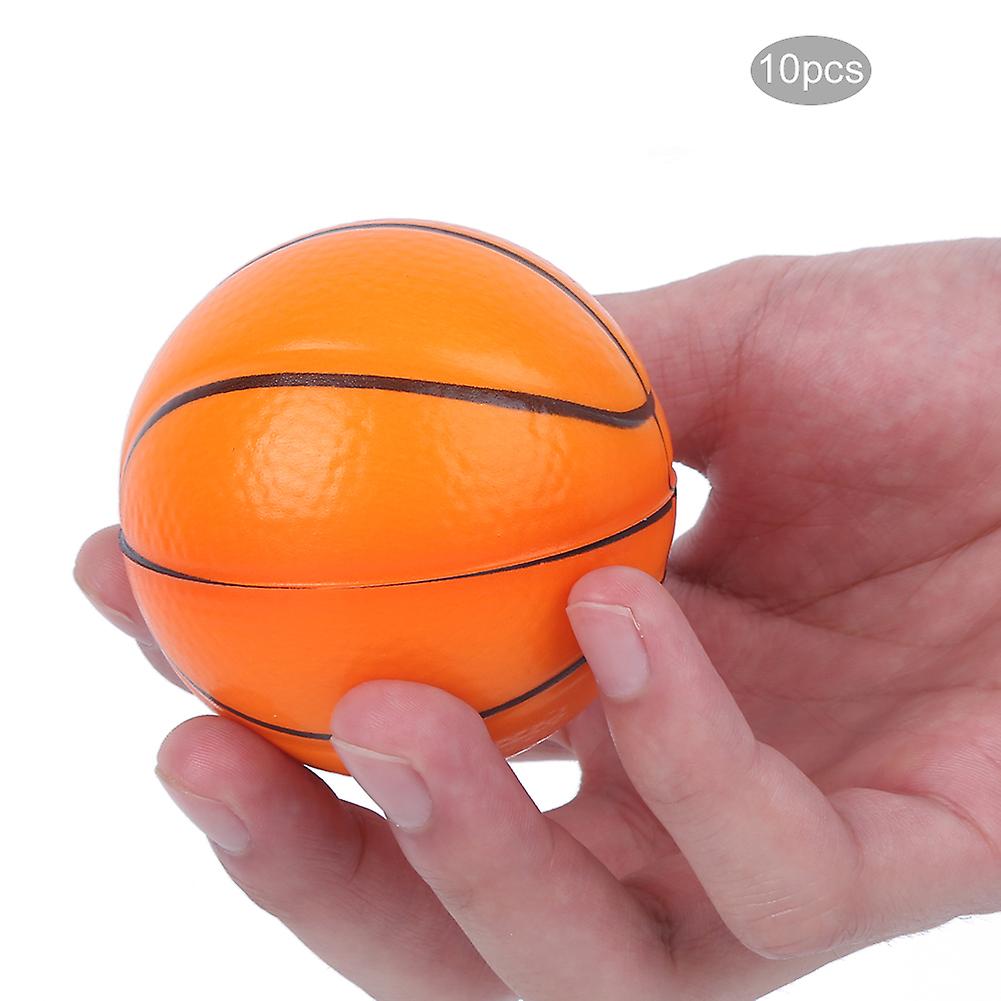 10pcs 63mm Ball Football Toy Decompression Educational Toy For Children Adultorange