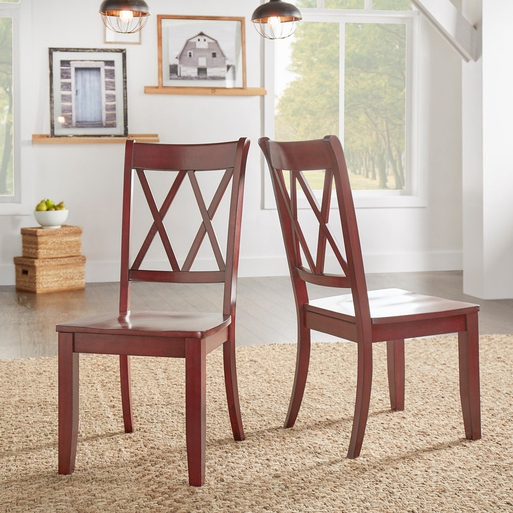 Eleanor X Back Wood Dining Chair (Set of 2) by iNSPIRE Q Classic