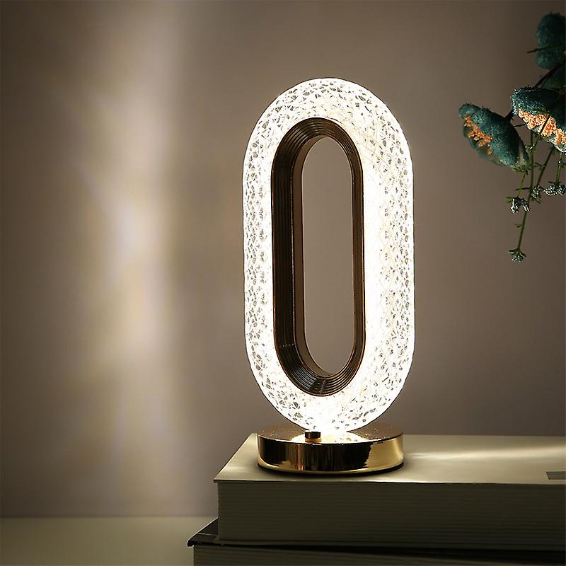 Small Crystal Table Light Modern Silver Table Lamp Romantic Diamond Table Lamp Christmas Decoration Light