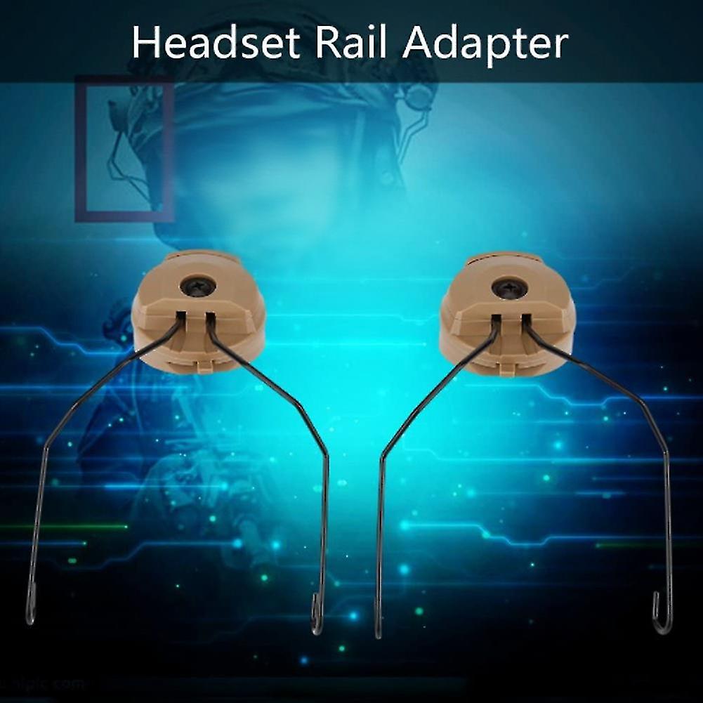 1 Pair  Helmet Rail Adapter Sordin Stand Fast Helmet Rail Suspension Mount Noise Cancelling Headphone Stand