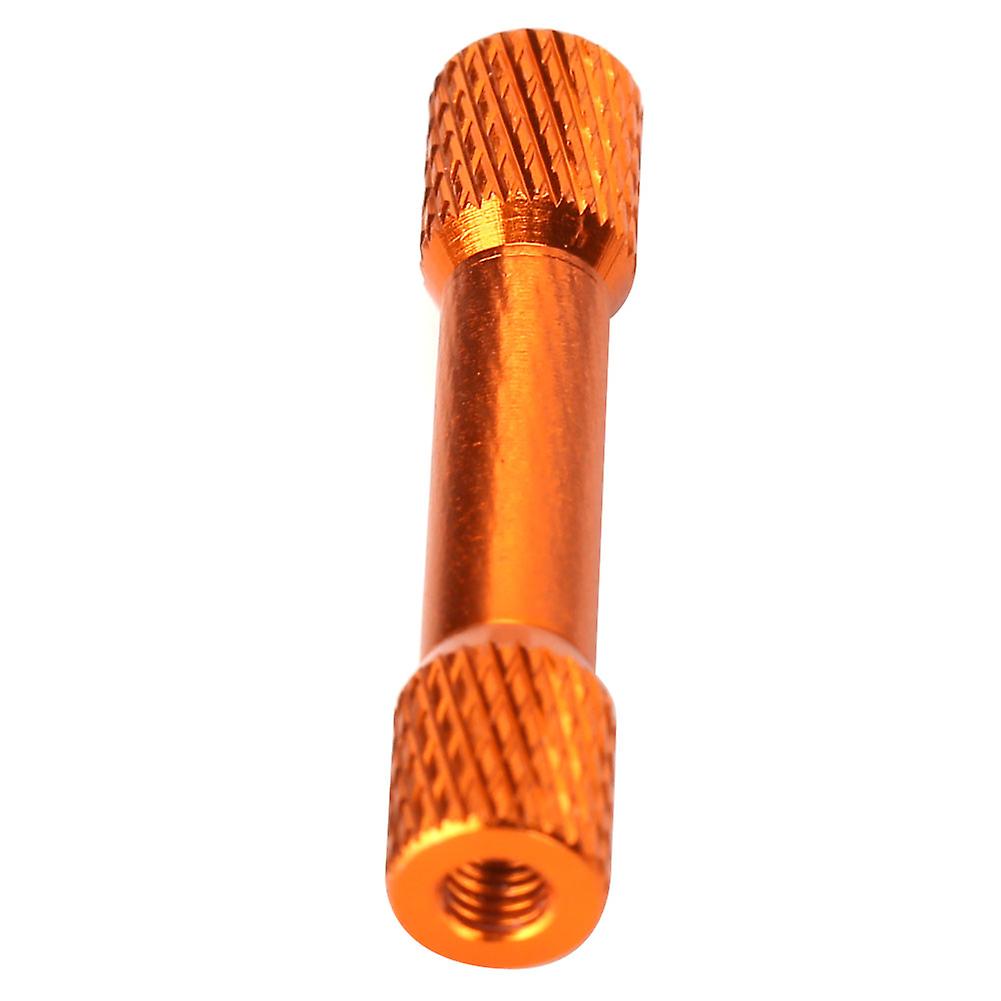 10 Pcs Standoff M3x30mm Anodized Aluminum Alloy Internal Thread Column Spacer For Droneorange