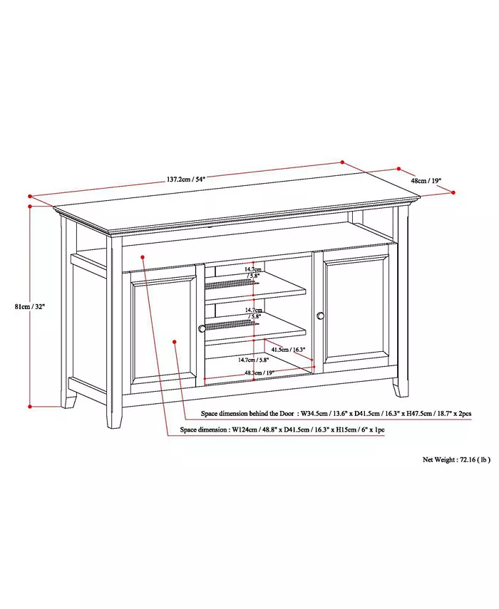 Simpli Home Amherst TV Stand