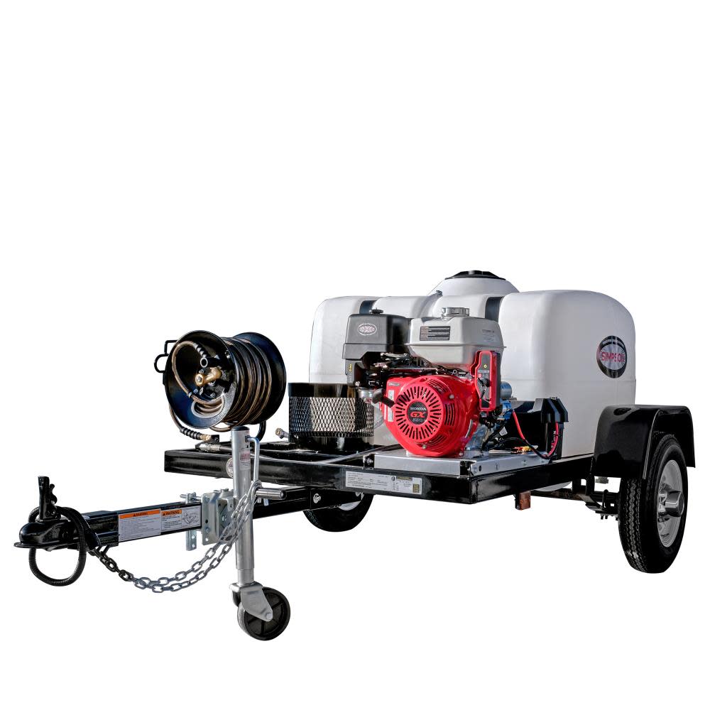 Simpson Pressure Washer Trailer Cold Water Professional Gas ;