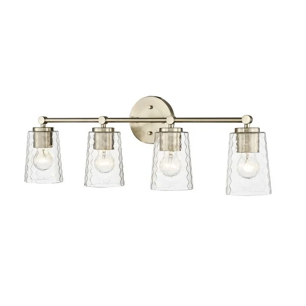 Millennium Lighting Ashli 2 Light Vanity Light with Clear Honeycomb Glass Shades