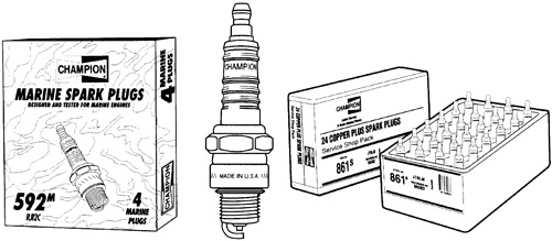 Champion SPARK PLUG CHAMPION UL77V UL77V/831M