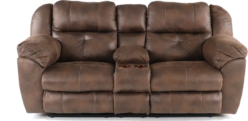 Ferrington Brown Power Reclining Loveseat