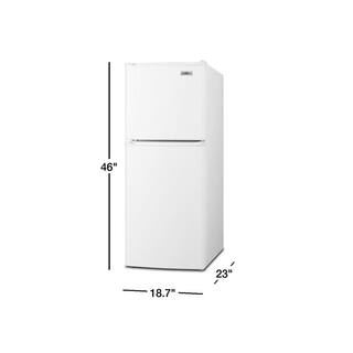 Summit Appliance 4.6 cu. ft. Top Freezer Refrigerator in White ENERGY STAR FF711ESAL