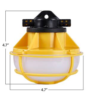 Feit Electric 50 ft. 5-Lamp 8000 Lumens Total ProSeries Ultra Bright Flood Wet Location 5000K Plug-in String LED Work Light (2-Pack) WORKSL50-52