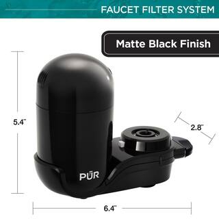 PUR PLUS Faucet Mount Filtration System Black FM2100B