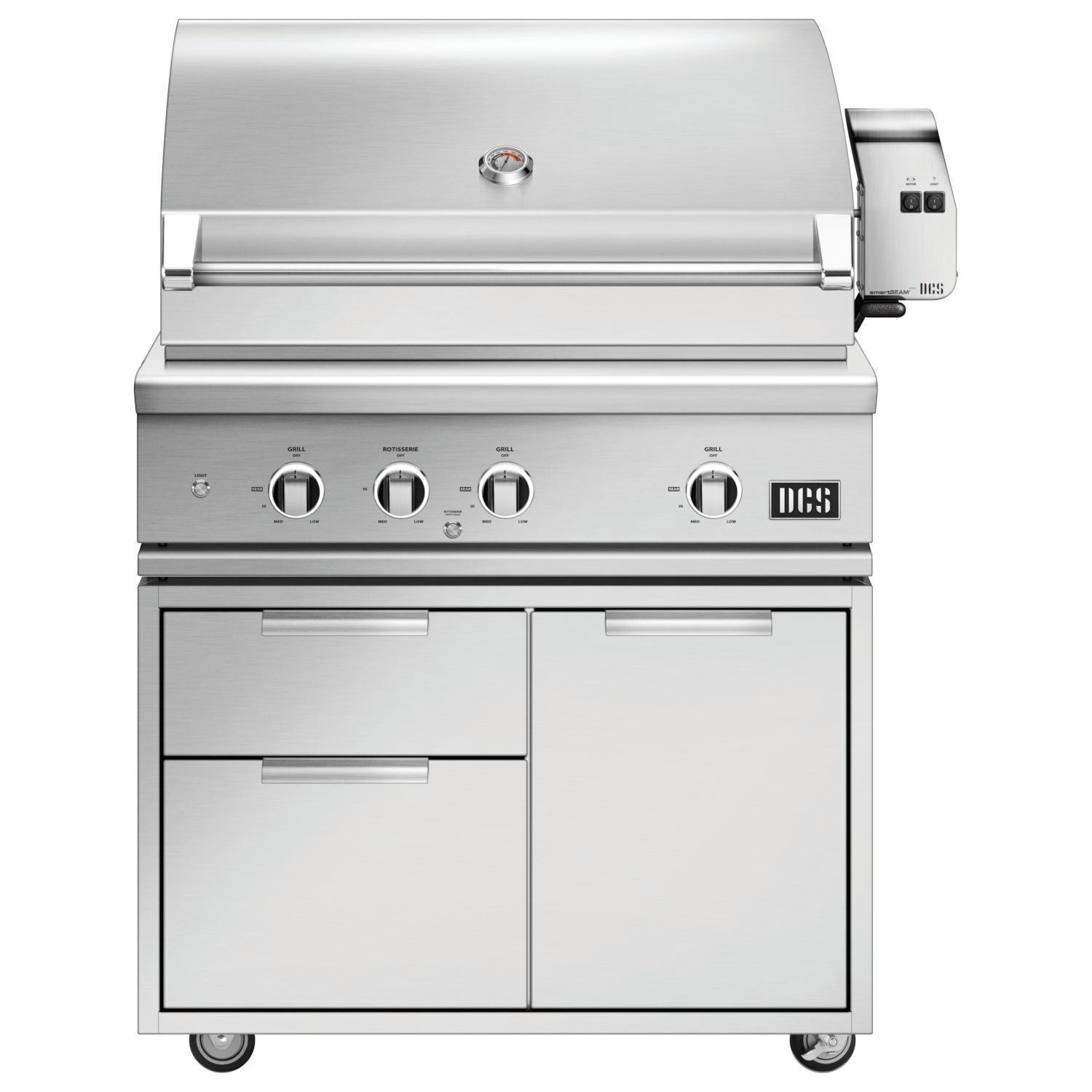 DCS Series 9 36-Inch Natural Gas Grill With Rotisserie