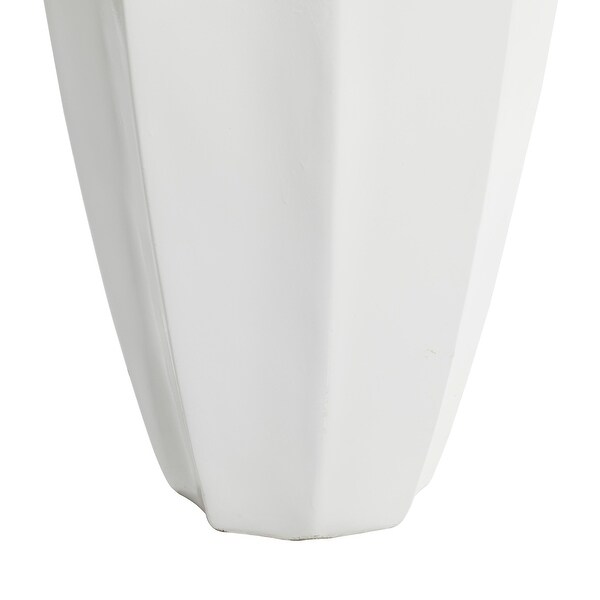 White Fiberglass Contemporary Artificial foliage