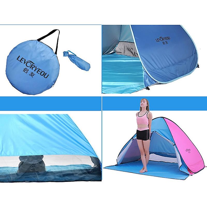 Automatic Sun Shelters Beach Tent Uv Protection Pop Up Tents Sun Shade Awning Camping Outdoor Hiking Travel Shelter X318b