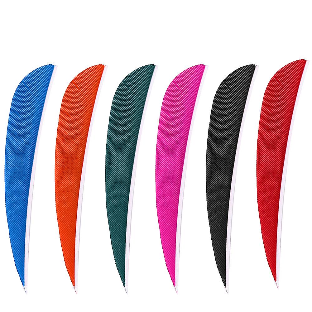 12 Pcs 3 Inches Feather Diy Arrow Fletching Accessories For Archery Hunting Shooting