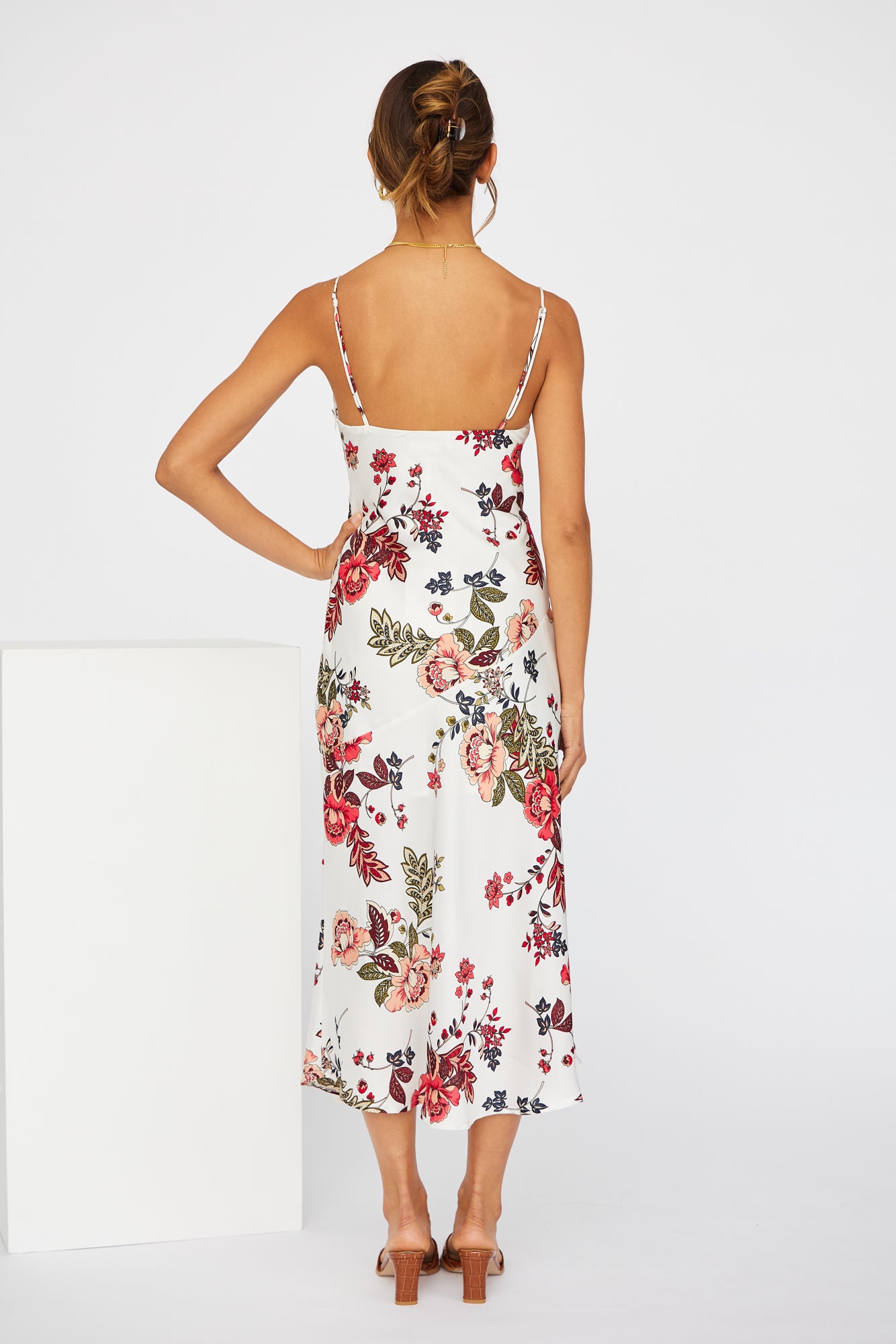 No Yesterday Maxi Dress White