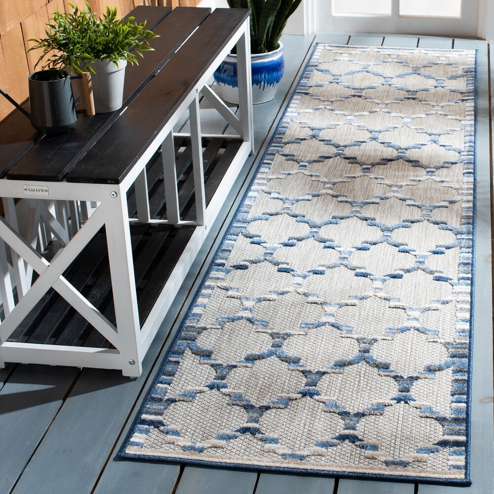 SAFAVIEH Cabana Nilgun Indoor/ Outdoor Waterproof Patio Trellis Rug