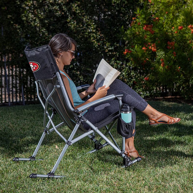 NFL San Francisco 49ers Outdoor Rocking Camping Chair