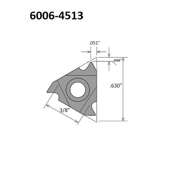 ABS Import Tools 16NR 13UN TiALN COATED INTERNAL T...