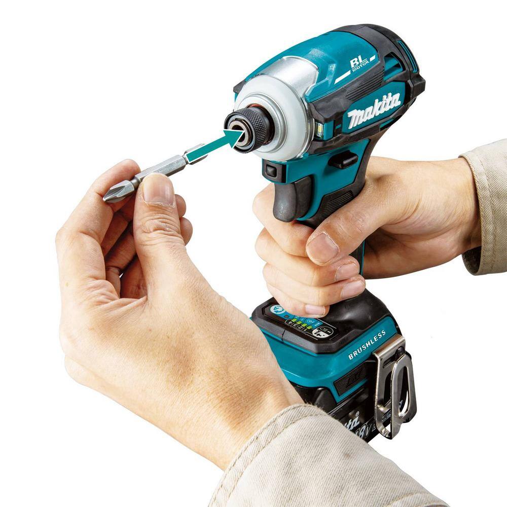 Makita 18V LXT Lithium-Ion Brushless Cordless Quick-Shift Mode 4-Speed Impact Driver Kit 5.0Ah XDT19T