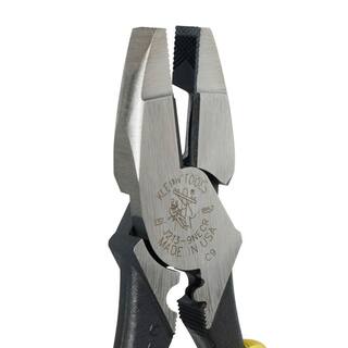 Klein Tools 9 in. Journeyman High Leverage Side Cutting Crimping Pliers J213-9NECR