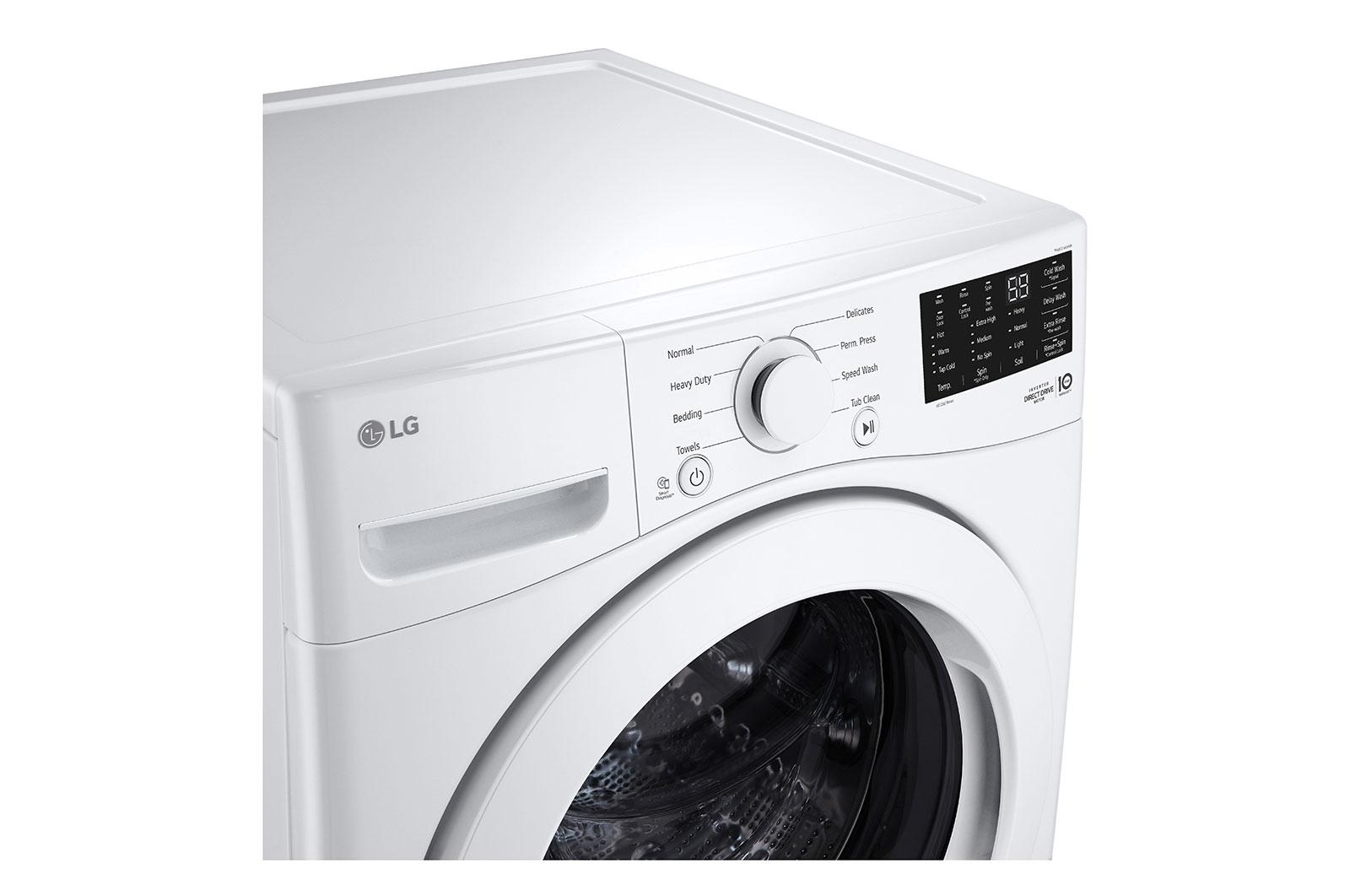 Lg WM3470CW 5.0 Cu. Ft. Mega Capacity Front Load Washer