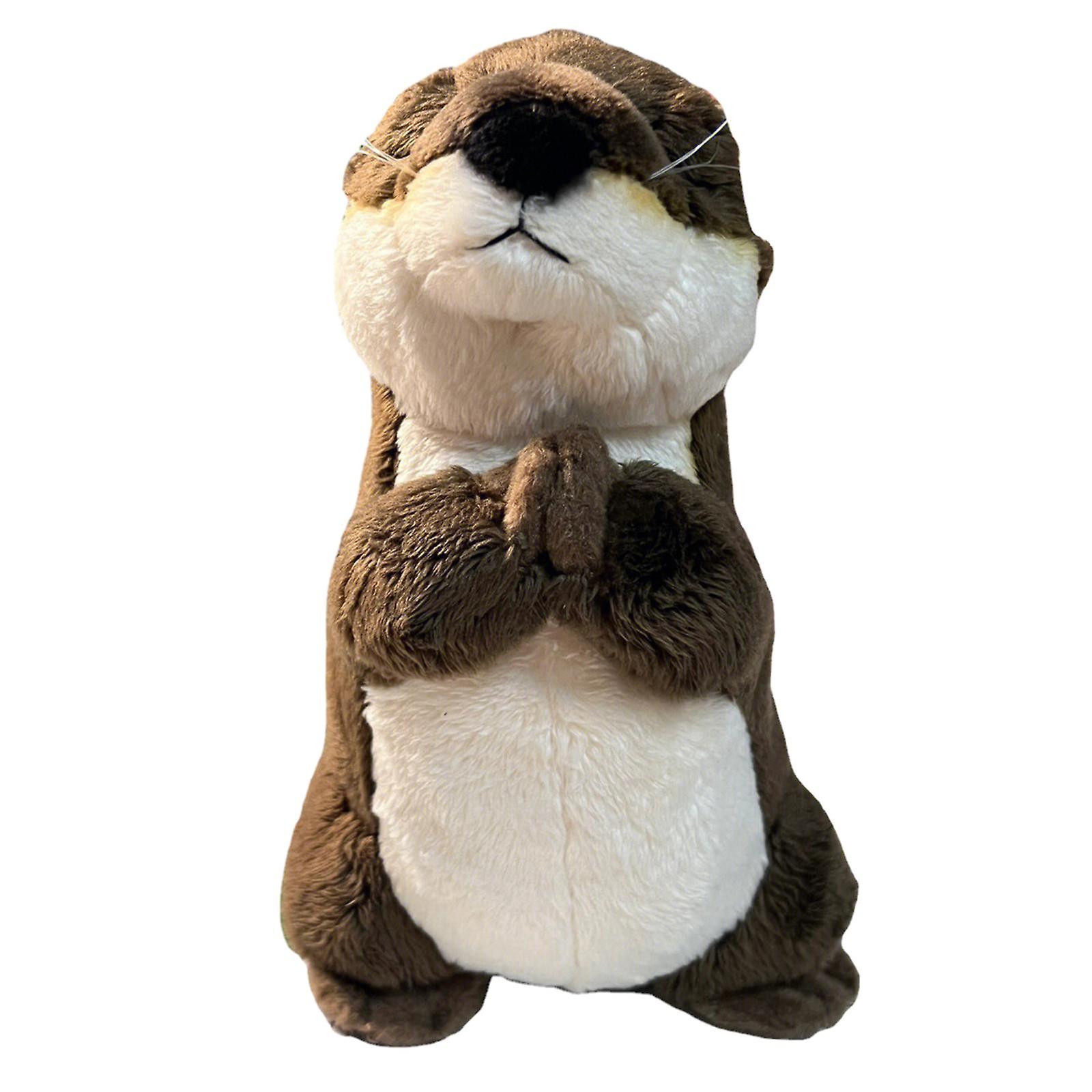 Cartoon Stuffed Otter Toys Living Room Decoration For Adults Kids Boys Girls 20cm