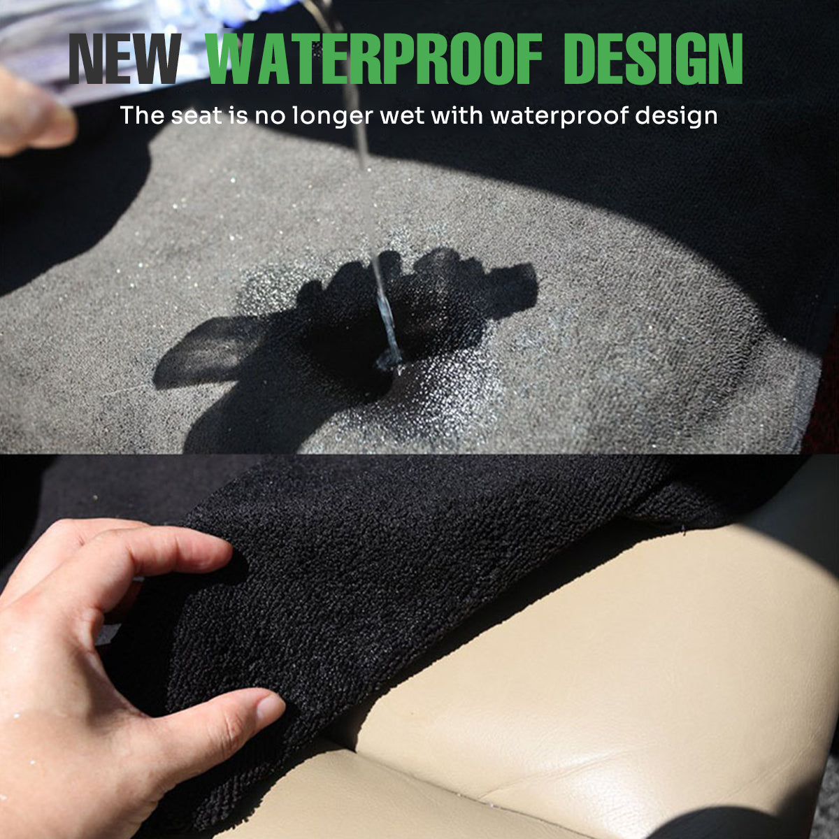 Welpettie Car Seat Towel Cover Waterproof Car Seat Towel Protector with Adjustable Elastic Strap 29.5 x 56