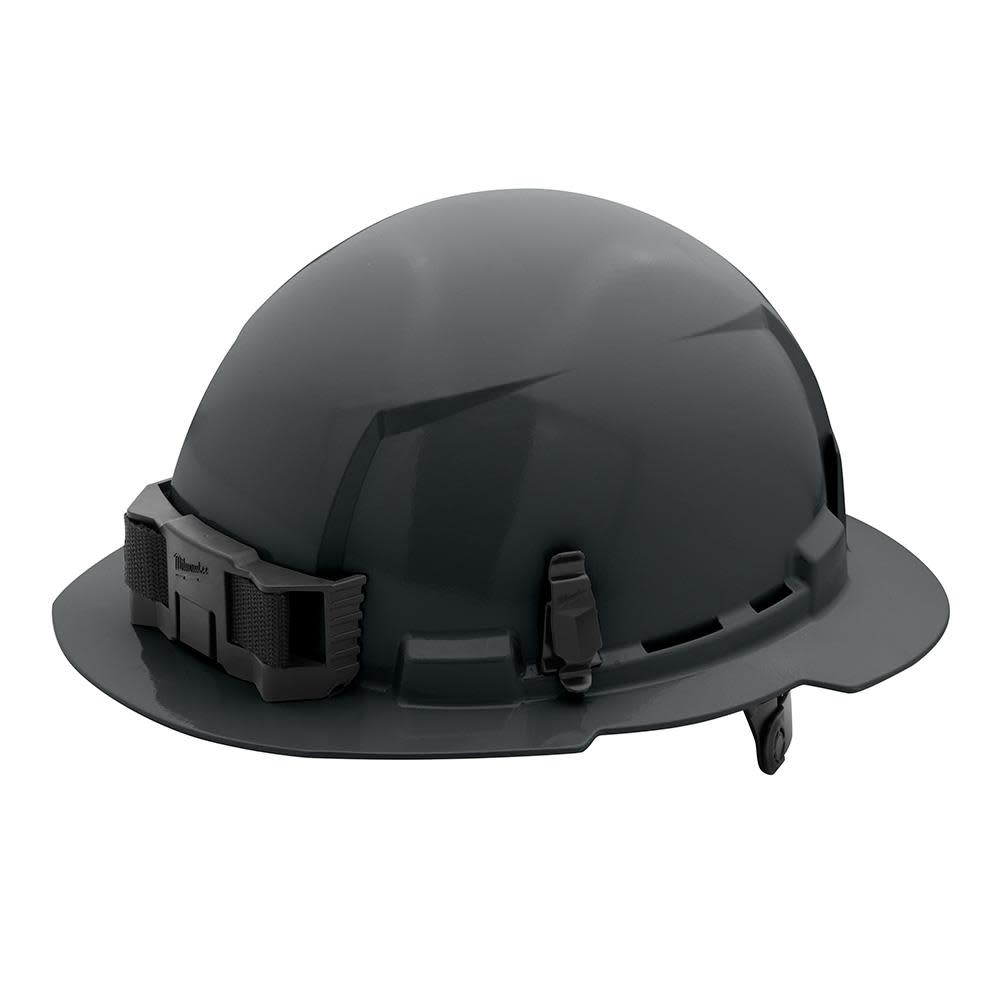 Milwaukee Gray Full Brim Hard Hat with 6pt Ratcheting Suspension Type 1 Class E 48-73-1135 from Milwaukee