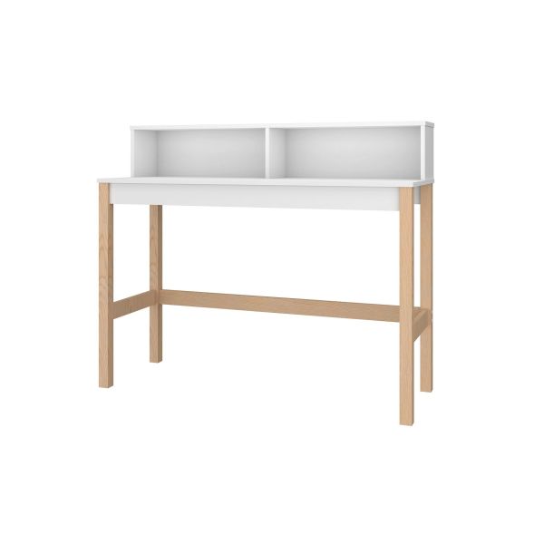 Bowery Desk in White and Oak