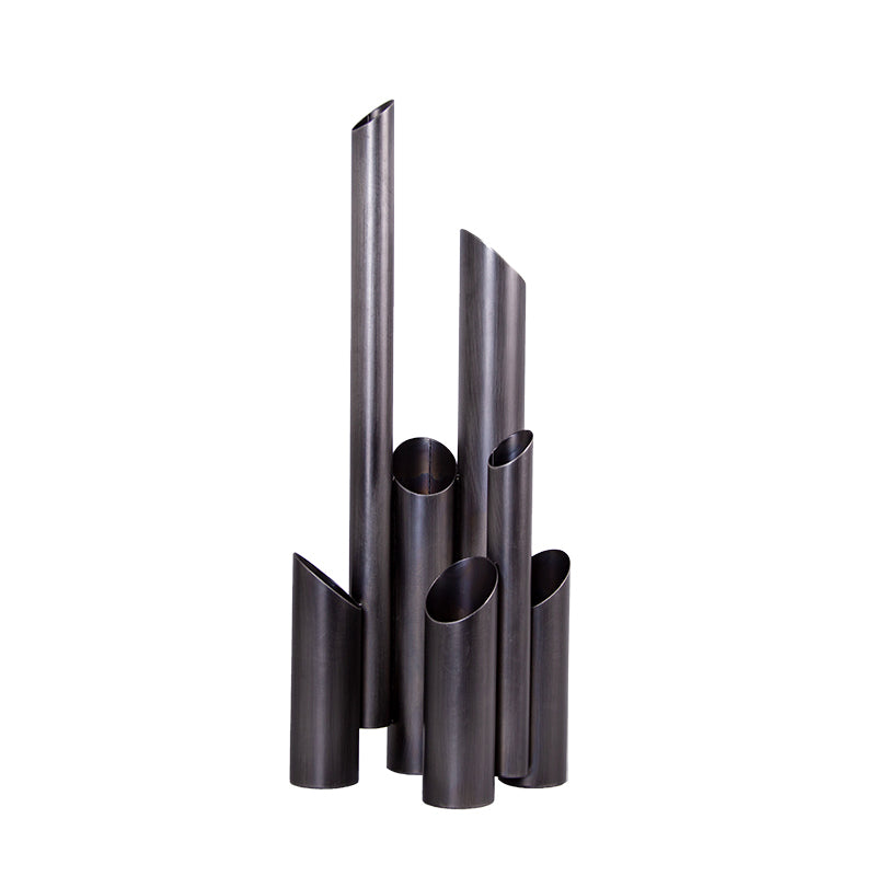 Pipe Stainless Steal Vase Fc-W2011