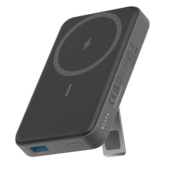 Anker Magfit Portable maggo 10k Mah 20w 1 Usb c 1 Usb a Powerbank Black